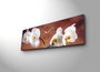 Wallity Reloj de pared de lienzo decorativo 3090CS-28 Multicolor